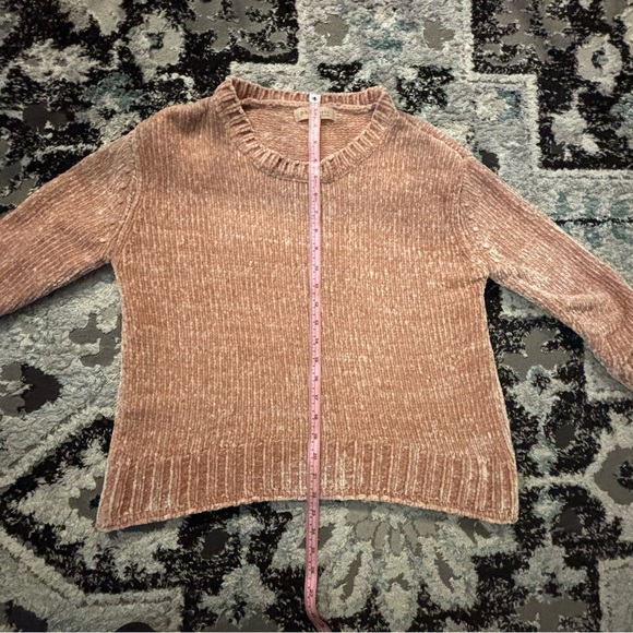 Philosophy Butter Soft Ice Pink Chenille Sweater - Picture 6 of 6
